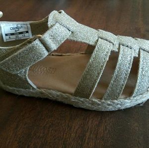 NEW Gold Espadrilles